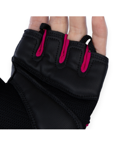 Pirštinės treniruotėms CHIBA "LADY ART II" (black/pink)