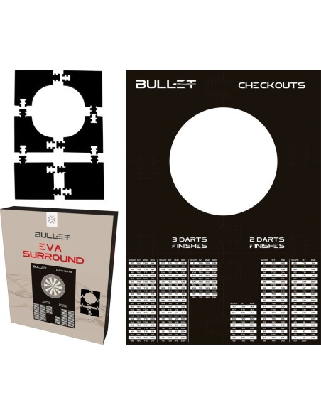Bullet Darts 6 dalių EVA smiginio lentos apsauga