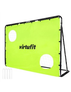 Mini futbolo vartai VIRTUFIT "GOAL WITH TARGET"  (180x120cm)