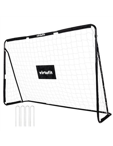 Mini futbolo vartai VIRTUFIT "GOAL WITH TARGET"  (180x120cm)