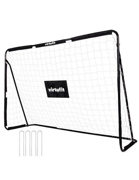 Mini futbolo vartai VIRTUFIT "GOAL WITH TARGET"  (180x120cm)
