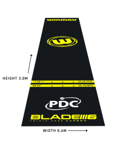 Smiginio kilimėlis Winmau "Pro-Zone Essential PVC Dart Mat" 2