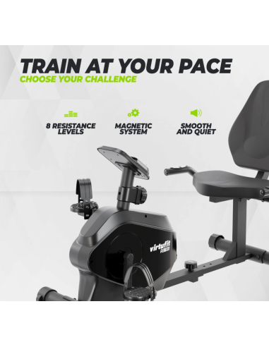 VirtuFit RB 100 horizontalus treniruoklis dviratis