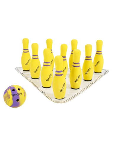 Minkštų kėglių žaidimo rinkinys SPORDAS "Super Foam Bowling Set"