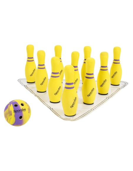 Minkštų kėglių žaidimo rinkinys SPORDAS "Super Foam Bowling Set"