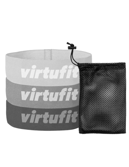 VIRTUFIT tekstila pretestības lentu komplekts (3 gab.)