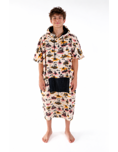 Surf pončai ir nardymo gobtuvai | ALL-IN Junior Poncho Kai Surf Apricot – Pončas vaikams (9-15 m.)  poncas Vilnius | Kaunas