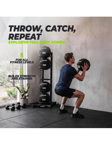 VirtuFit pasunkintas kamuolys "Premium Wall Ball"
