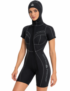 Short wetsuit with helmet WATERPROOF (women)