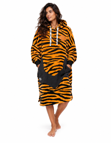 ALLxIN  pončas-gobtuvas ilgomis rankovėmis „Jacquard Zebra“