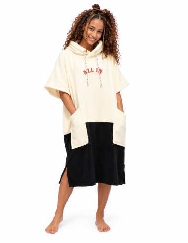 ALLxIN hooded poncho Bad Cat