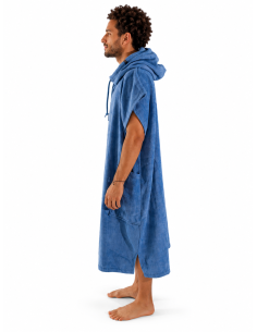 ALLxIN classic hooded poncho Big Blue 2