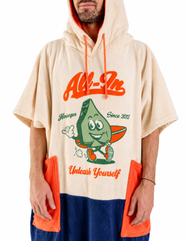 ALLxIN poncho-hoodie Mascot