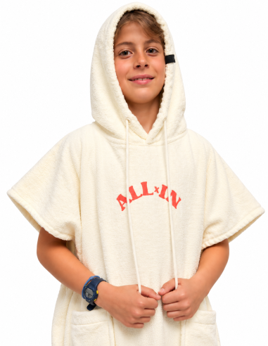 Surf pončai ir nardymo gobtuvai | Persirengimo pončai |ALL-IN Children's Poncho Bad Cat – Pončas vaikams (6-9 m.)