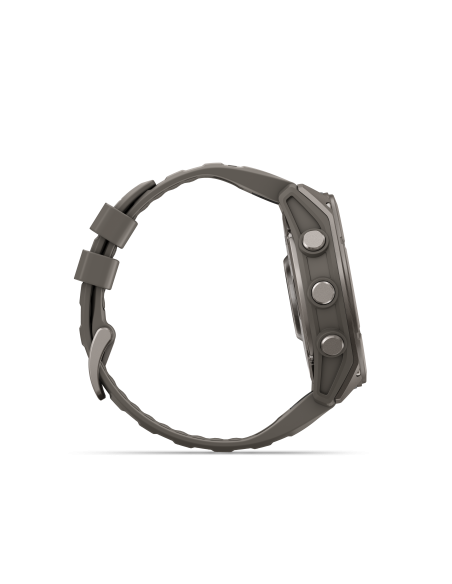Fenix® 9 – 51 mm, Titanium with Pebble Grey Silicone Strap
