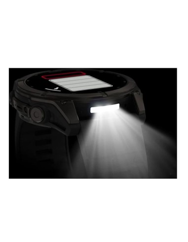 Fenix® 9 – 51 mm, Dark Grey, DLC Titanium, with Black Silicone Strap