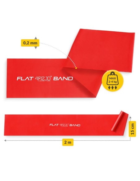 Elastic exercise band 4FIZJO "Flat Band"