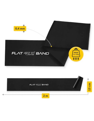 Elastic exercise band 4FIZJO "Flat Band"