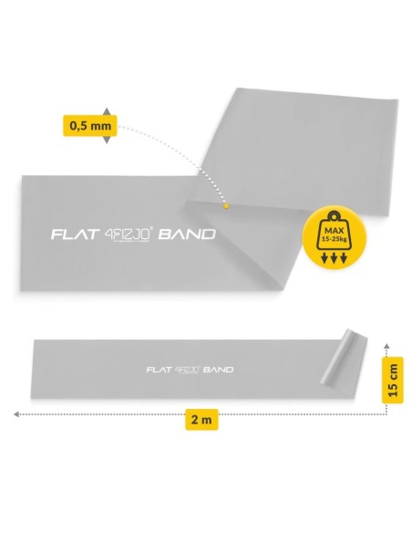 Elastinė mankštos juosta 4FIZJO "Flat Band"