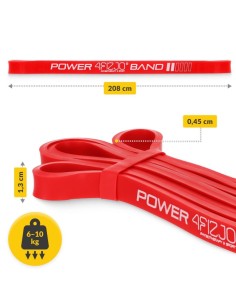 Jėgos pasipriešinimo guma POWER BAND 4FIZJO 2