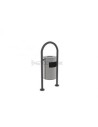Outdoor trash cans