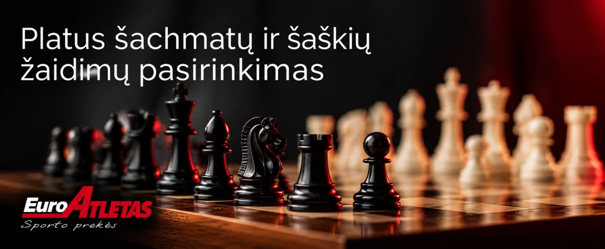 Platus &scaron;achmatų ir &scaron;a&scaron;kių pasirinkimas