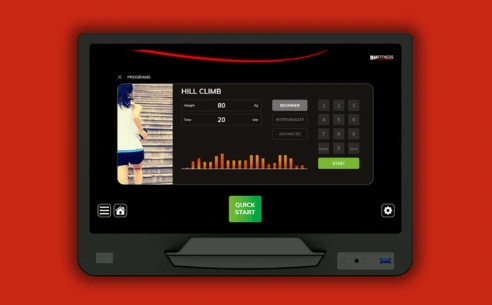 Komplektacijoje esantis 19 colių SmartFocus ekranas