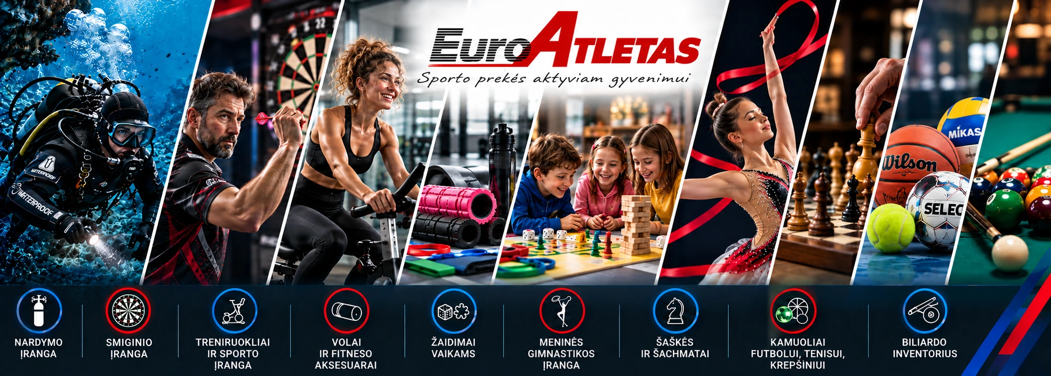 EuroAtletas – sporto prekės aktyviam gyvenimui