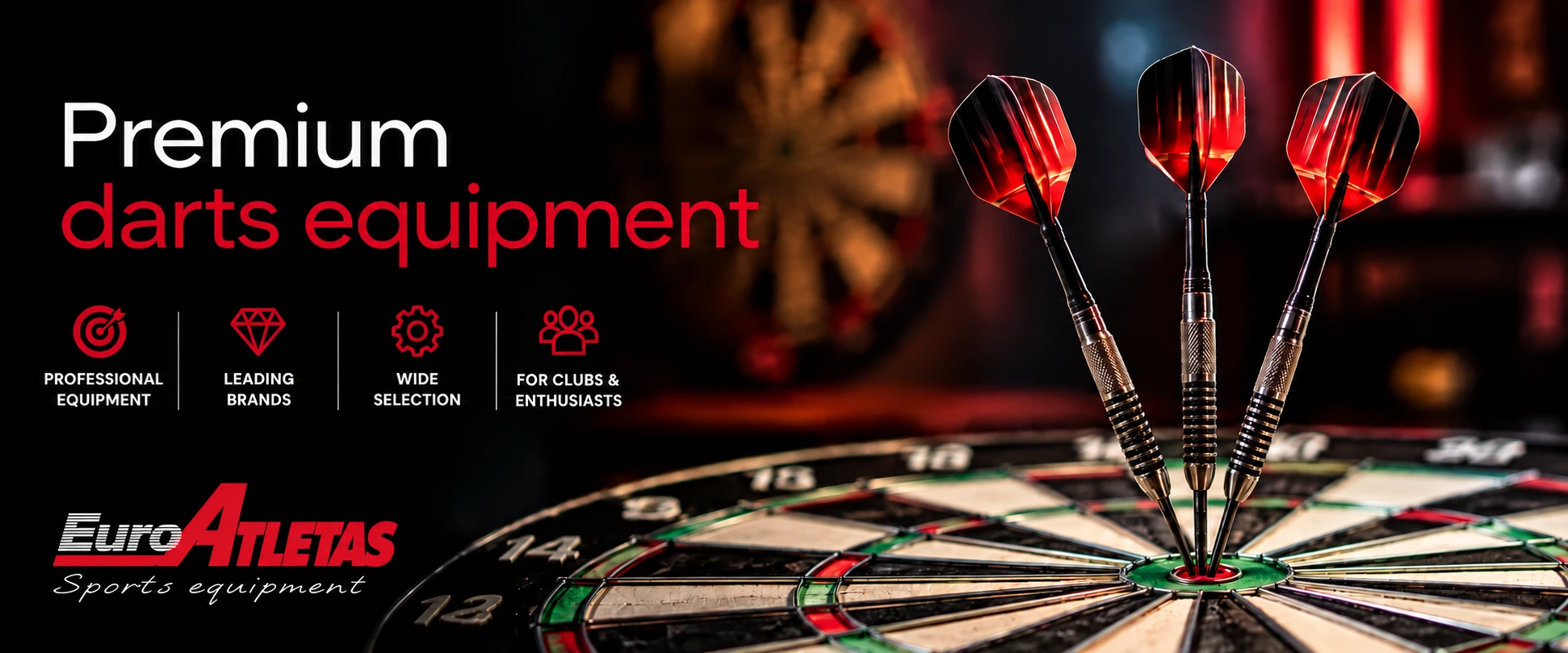 Top-class darts equipment
