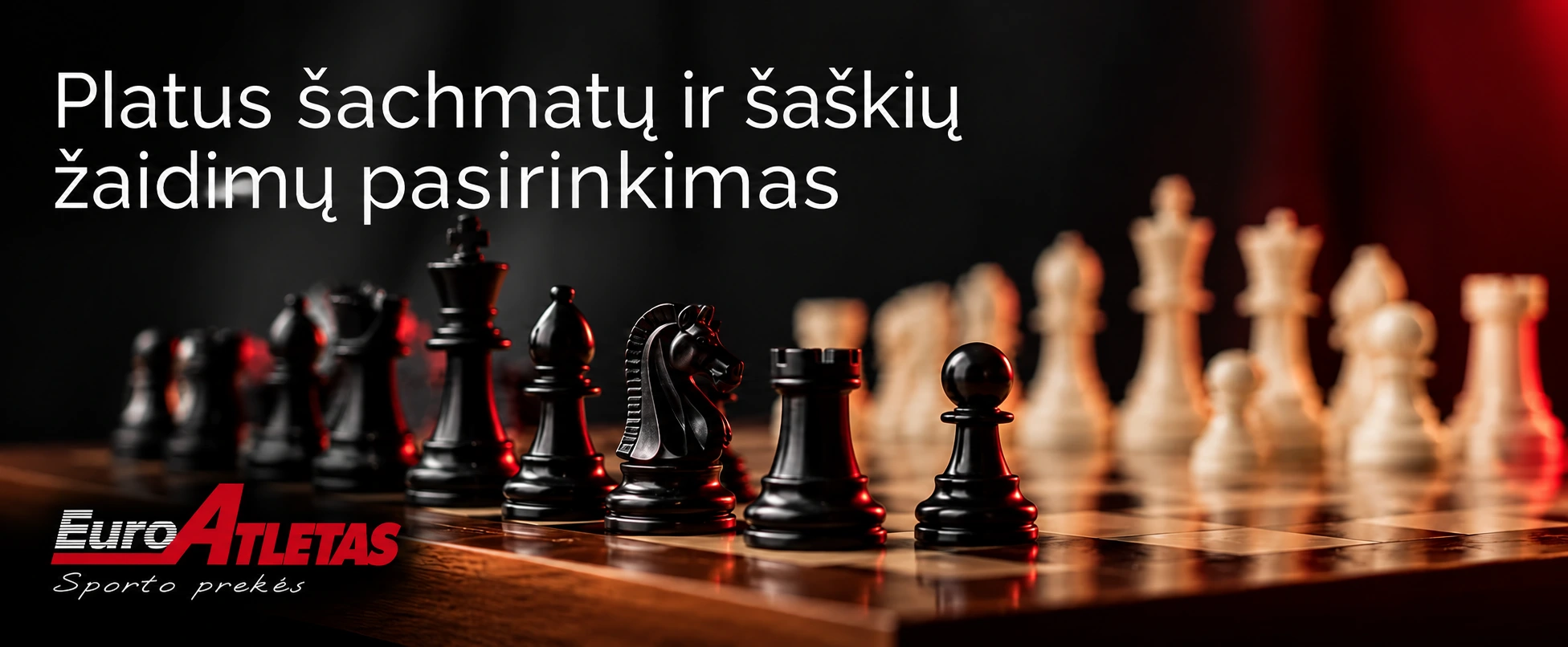 Platus &scaron;achmatų ir &scaron;a&scaron;kių pasirinkimas