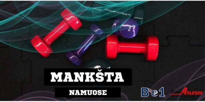 Mankšta namuose su vaizdinėmis treniruotėmis