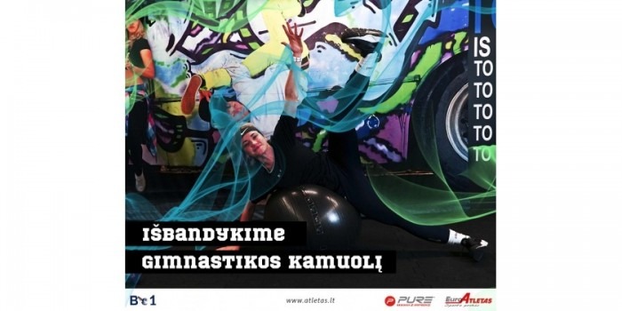 Mankšta namuose su gimnastikos kamuoliu #14